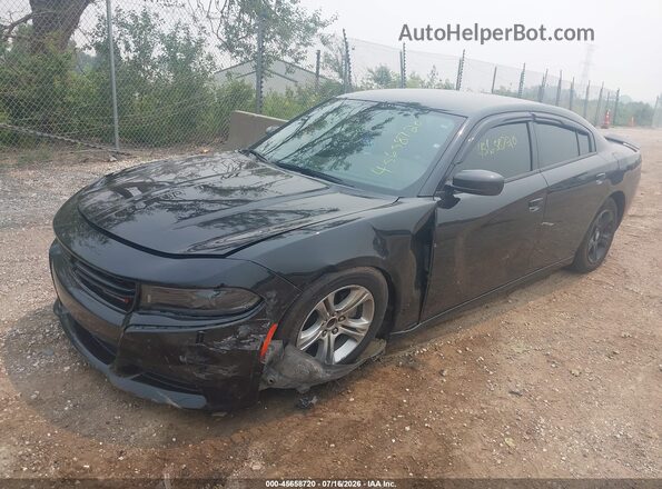 2C3CDXBG0NH197117 2022 DODGE CHARGER Black Front left