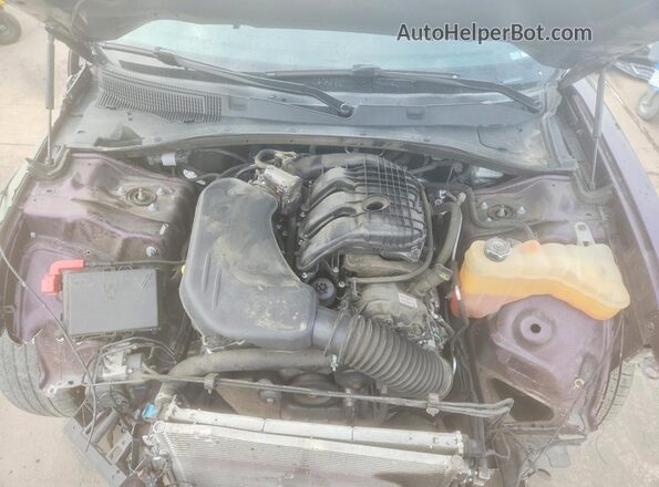 2C3CDXBG0NH235297 2022 DODGE CHARGER Purple უკანა სალონის ხედი