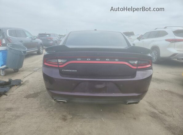 2C3CDXBG0NH235297 2022 DODGE CHARGER Purple უკანა ხედი