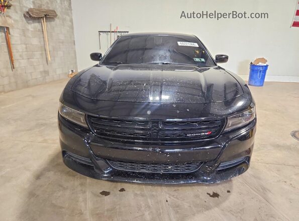 2C3CDXBG0PH515563 2023 DODGE CHARGER Черный Вид спереди