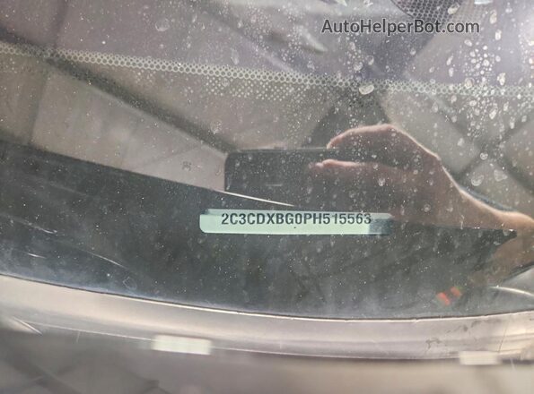 2C3CDXBG0PH515563 2023 DODGE CHARGER Черный Вид подкапотного пространства