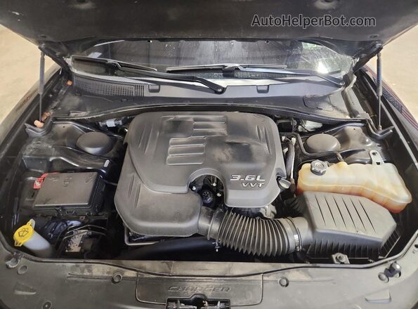 2C3CDXBG0PH515563 2023 DODGE CHARGER Черный Вид задней части салона