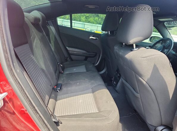 2C3CDXBG0PH547994 2023 DODGE CHARGER Maroon Rear seats view