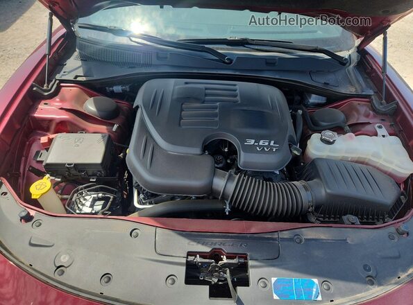 2C3CDXBG0PH547994 2023 DODGE CHARGER Maroon Rear interior view