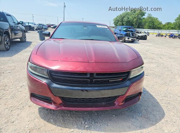 2C3CDXBG0PH547994 2023 DODGE CHARGER Maroon Front view