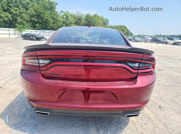 2C3CDXBG0PH547994 2023 DODGE CHARGER Maroon Rear view