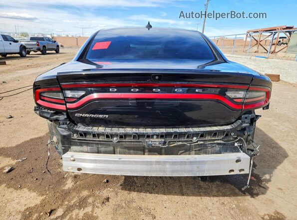 2C3CDXBG0PH579697 2023 DODGE CHARGER Black Вид ззаду