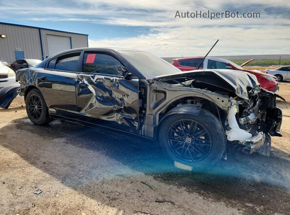 2C3CDXBG0PH579697 2023 DODGE CHARGER Black Передня права чверть