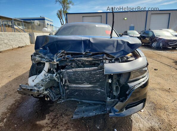2C3CDXBG0PH579697 2023 DODGE CHARGER Black Вид спереду