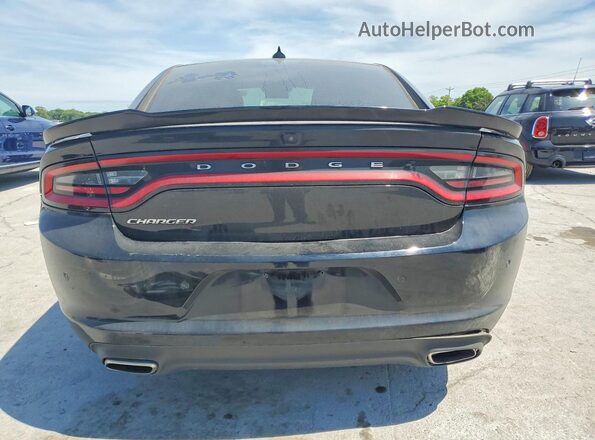 2C3CDXBG0PH632317 2023 DODGE CHARGER Black Rear view
