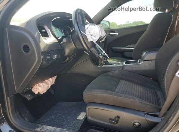 2C3CDXBG0PH632317 2023 DODGE CHARGER Black Front interior view