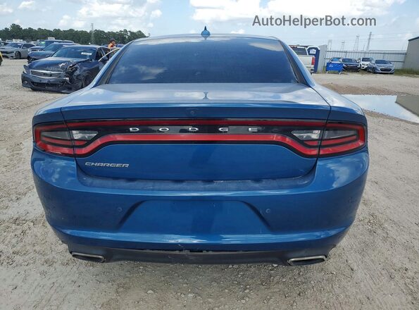 2C3CDXBG0PH675099 2023 DODGE CHARGER Blue Rear view