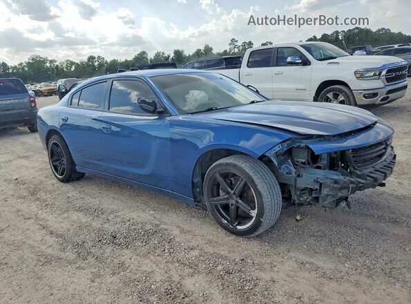 2C3CDXBG0PH675099 2023 DODGE CHARGER Blue Front right