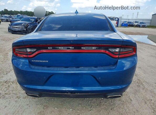 2C3CDXBG0PH675099 2023 DODGE CHARGER Blue Front interior view