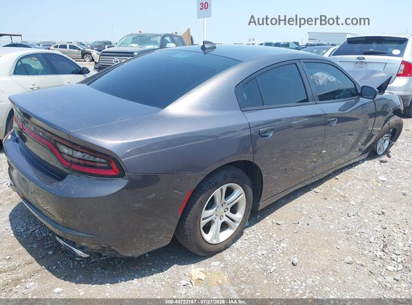 2C3CDXBG0PH698754 2023 DODGE CHARGER Серый Задняя правая четверть