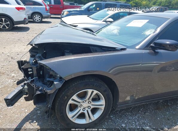 2C3CDXBG0PH698754 2023 DODGE CHARGER Серый Вид спереди