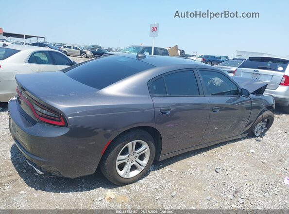 2C3CDXBG0PH698754 2023 DODGE CHARGER Серый Вид задней части салона
