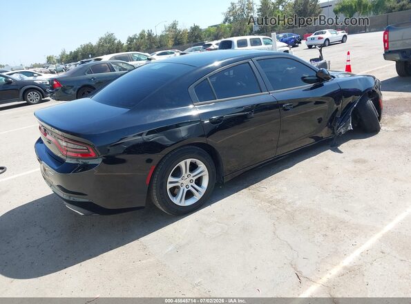 2C3CDXBG1GH228698 2016 DODGE CHARGER Black Հետևի աջ