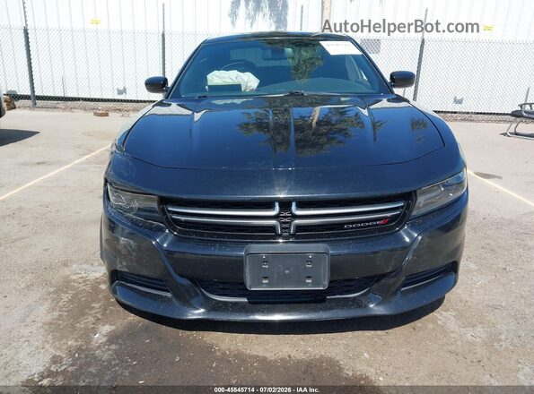 2C3CDXBG1GH228698 2016 DODGE CHARGER Black Սարքավորումների վահանակի տեսք