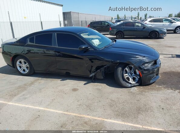 2C3CDXBG1GH228698 2016 DODGE CHARGER Black Սալոնի հետևի տեսք