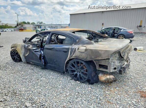 2C3CDXBG1HH517503 2017 DODGE CHARGER Blue Rear left