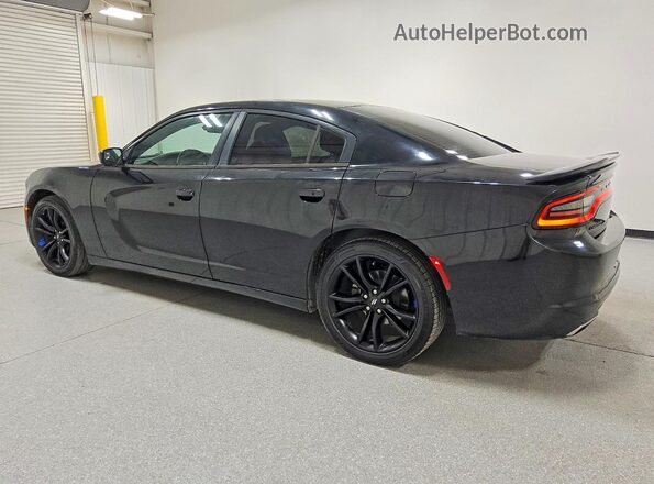 2C3CDXBG1HH630206 2017 DODGE CHARGER Черный Задняя левая четверть