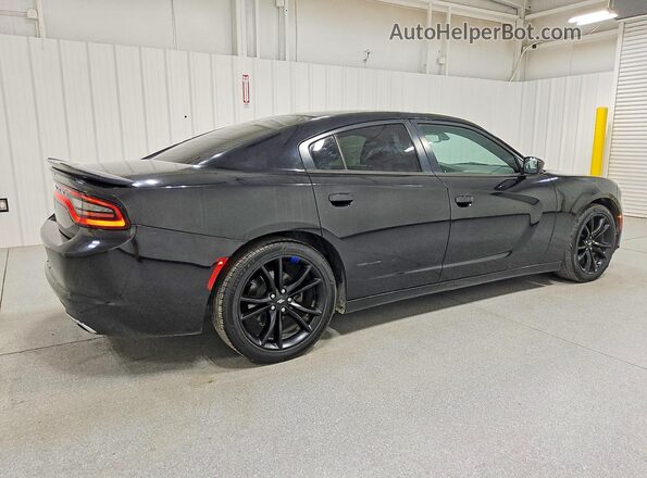 2C3CDXBG1HH630206 2017 DODGE CHARGER Черный Задняя правая четверть