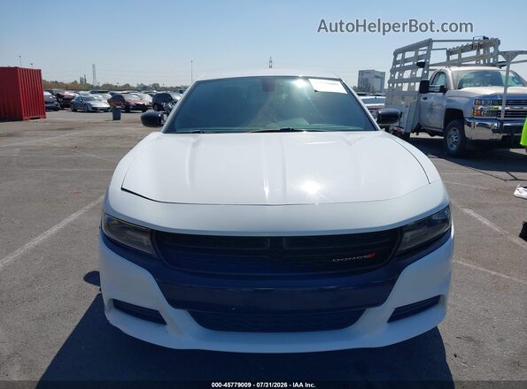2C3CDXBG1JH272952 2018 DODGE CHARGER White Vista del cuadro de instrumentos