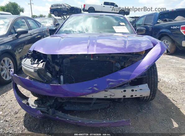 2C3CDXBG1JH307182 2018 DODGE CHARGER Фиолетовый Вид задней части салона