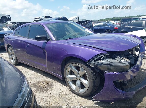 2C3CDXBG1JH307182 2018 DODGE CHARGER Фиолетовый Панорамный вид салона 360°