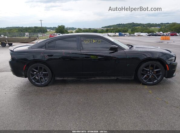 2C3CDXBG1KH505049 2019 DODGE CHARGER Black უკანა სალონის ხედი