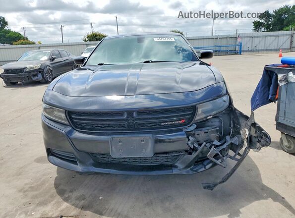 2C3CDXBG1KH599403 2019 DODGE CHARGER Black Դիմացի տեսք