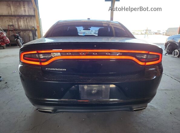 2C3CDXBG1KH719829 2019 DODGE CHARGER Black უკანა ხედი