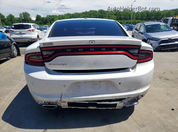 2C3CDXBG1KH720060 2019 DODGE CHARGER White Widok z tyłu