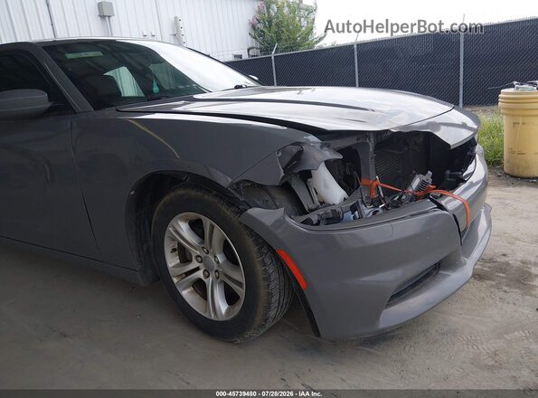 2C3CDXBG1KH736484 2019 DODGE CHARGER Gray Սալոնի հետևի տեսք