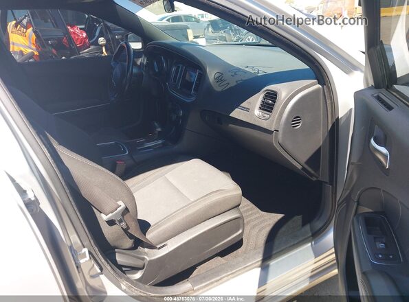 2C3CDXBG1LH117661 2020 DODGE CHARGER Silver Вид салону спереду
