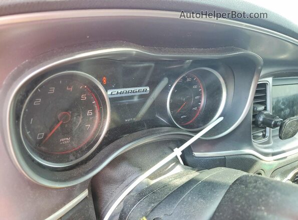 2C3CDXBG1LH125761 2020 DODGE CHARGER Red Vista del cuadro de instrumentos