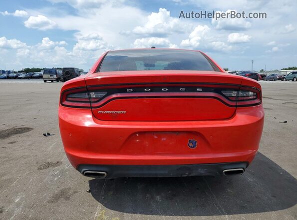 2C3CDXBG1LH125761 2020 DODGE CHARGER Red Vista trasera