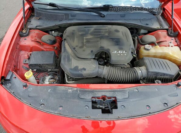 2C3CDXBG1LH125761 2020 DODGE CHARGER Red Vista interior trasera