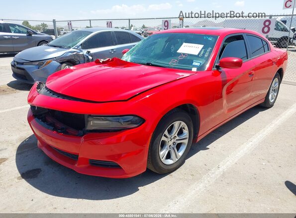 2C3CDXBG1LH135545 2020 DODGE CHARGER Red Przód lewy