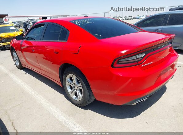 2C3CDXBG1LH135545 2020 DODGE CHARGER Red Tył lewy