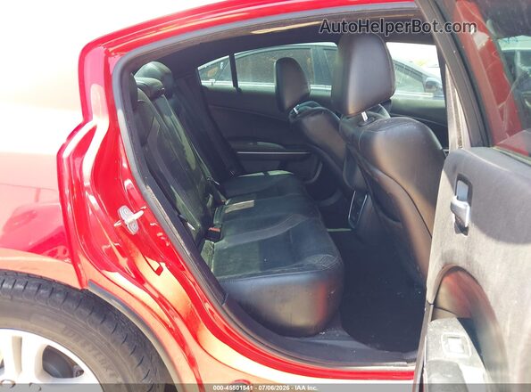 2C3CDXBG1LH135545 2020 DODGE CHARGER Red Widok naklejki z numerem VIN