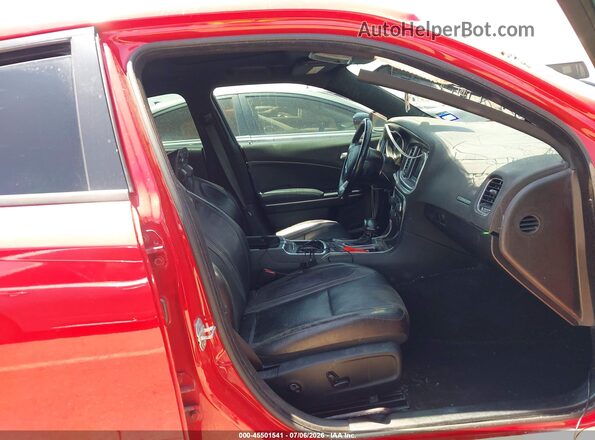 2C3CDXBG1LH135545 2020 DODGE CHARGER Red Widok wnętrza z przodu