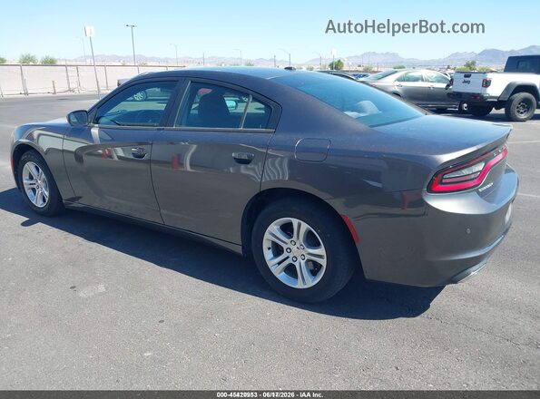 2C3CDXBG1LH188424 2020 DODGE CHARGER Gray Հետևի ձախ