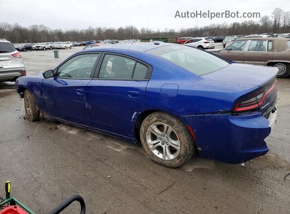2C3CDXBG1LH232809 2020 DODGE CHARGER Blue უკანა მარცხენა