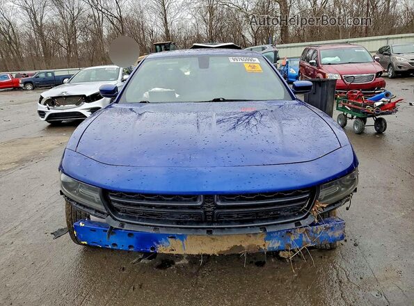 2C3CDXBG1LH232809 2020 DODGE CHARGER Blue წინა ხედი