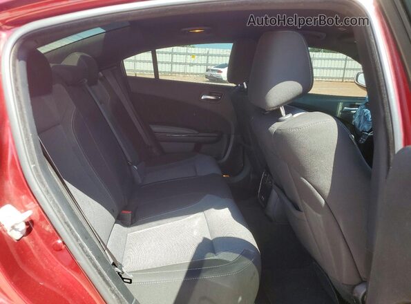 2C3CDXBG1MH519441 2021 DODGE CHARGER Maroon უკანა სავარძლების ხედი