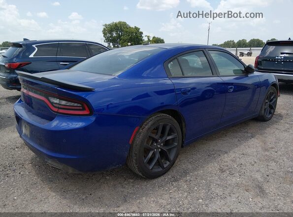 2C3CDXBG1MH534134 2021 DODGE CHARGER Blue Задня права чверть