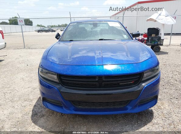 2C3CDXBG1MH534134 2021 DODGE CHARGER Blue Вид спереду