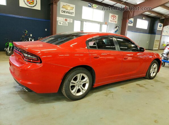 2C3CDXBG1MH548602 2021 DODGE CHARGER Red Задня права чверть